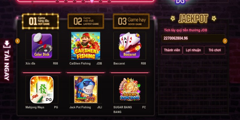 Đa dạng trò chơi hấp dẫn