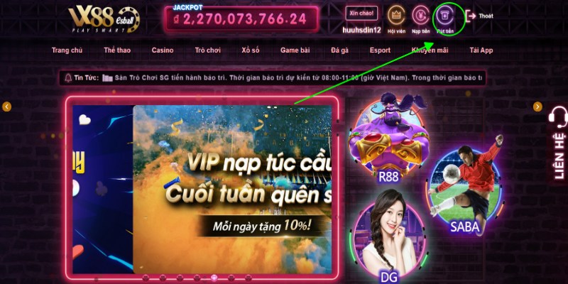 Thực hiện rút tiền đúng luật